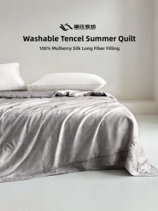 SHAOSHIJIAFANG | Direct Use 100% Mulberry Silk Summer Coolness Tencel Silk Quilt