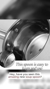 14CM/17CM TABO LONG-HANDLE STAINLESS STEEL SOUP SPOON
