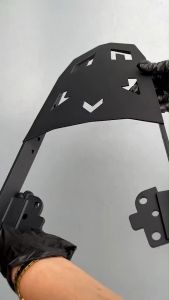 MOKOTO BEAT FI V3 Monorack MKT-11188: Heavy Duty Motor Bracket & Matte Black Top Box