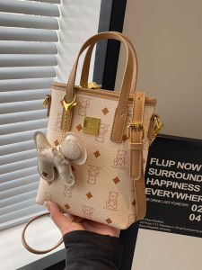 กระเป๋าถือทรงถังสะพายข้างสำหรับผู้หญิง กระเป๋าโทรศัพท์มือถือแบบลำลอง กระเป๋าถือทรงถังสุดเก๋ไก๋สไตล์ใหม่ กระเป๋าสะพายข้างแบบลำลองสำหรับผู้หญิง