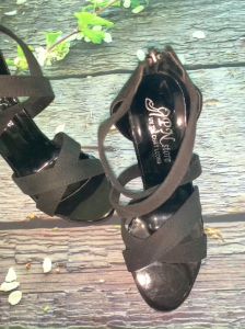 Giày cao gót nhọn đúp 11p quai chéo da nhung dây kéo gót kèm ảnh thật và video-SD40