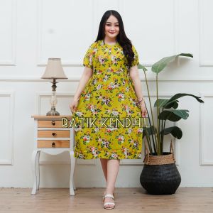 Sedang Promo !!! Daster Chibi Jumbo Ld 125 cm Busui Resleting Depan Bumil Jumbo Tali Samping