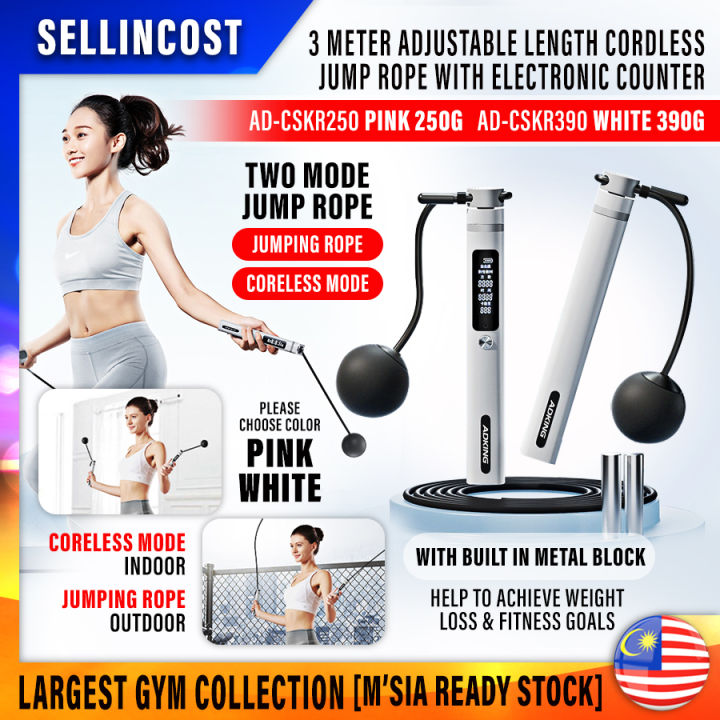 SellinCost Cordless Skipping Rope with Weight Ball with Counter