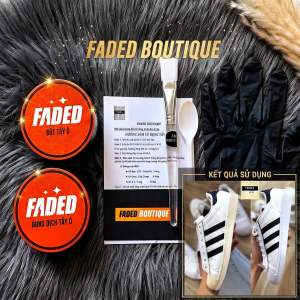 DUNG DỊCH TẨY Ố GIÀY FADED (100 ml). CHUYÊN TẨY Ố + VẾT BẨN ( LÂU NGÀY ) CÁC LOẠI ĐẾ GIÀY SNEAKER .