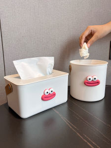 กล่องใส่ผ้าเช็ดหน้าพลาสติกสุดน่ารักสำหรับห้องนั่งเล่น โต๊ะกาแฟ ใส่ผ้าเช็ดหน้าแบบอเนกประสงค์ กล่องใส่ของสำหรับบ้าน สไตล์สุดไฮเอนด์