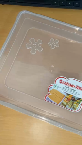 Graham Box Cake Container 32x30x5cm Refrigerator Safe Food Grade Storage for Mango Graham & Cakes
