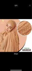 Telekung Single Lace LYCRA (Ready Stock)