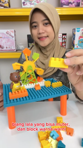 Mainan Anak BUILDING BLOCKS ASSEMBLE 6681 Balok Susun Anak Balok Anak Mainan Anak Perempuan - Mainan Anak Laki Laki