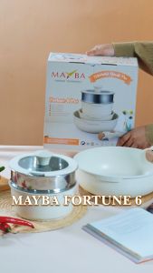 Panci Set 6pc MAYBA FORTUNE: Wajan & Steamer PFOA Free