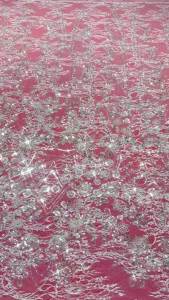 3Y African Lace Fabric 2026 Sequins Beaded Embroidery Groom Nigerian Bridal High Quality French Tulle Lace Fabric For Wedding