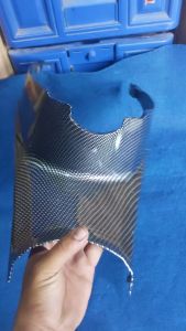 cover center tangki Supra x 125 fi injeksi KARBON