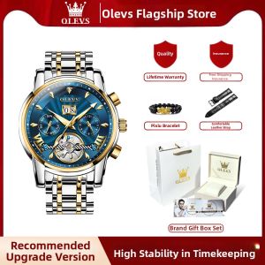 OLEVS | Automatic Hollow Waterproof Mens Watch