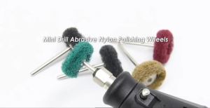 SI FANG | 10 Chiếc 25mm Bộ Bánh Xe Đánh Bóng Đánh Bóng Cho Phòng Thí Nghiệm Nha Khoa Nha Khoa Công Cụ Quay Gia Công Kim Loại Với Chuôi 3mm