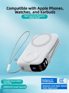Aircraft Portable Magnetic Fast Charging 20000mAh Power Bank