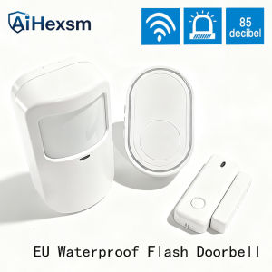 Split Induction Ringtone Distinction Prompt Alarm Waterproof Doorbell Intelligent Welcome Wireless Door Bell PIR Sensor 39 Chime