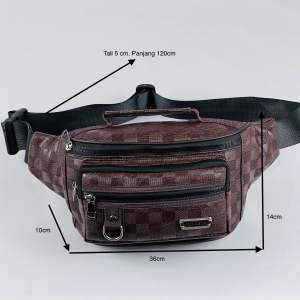 Tas Selempang Pria POLO AMSTAR Waistbag Tas Bahu Tas Pinggang Anti Air Model Terbaru