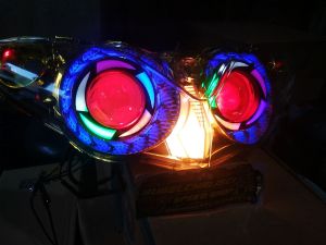 reflektor lampu depan Yamaha Jupiter z new Burhan burung hantu 2006-2009 model custom projie warna bebas Request
