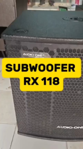 Subwoofer Aktif Audio One 18 Inch RX-118 sound system lapangan  Garansi Resmi 1 Tahun - Meranti | GA