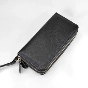 Dompet Wanita Panjang Resleting Kulit 100% Dompet Cewek Kulit Sapi Terbaru