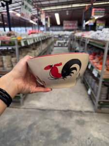 APPN(1เซ็ทแบบ12ใบ มีคลิปรีวิว) ชาม ชามตราไก่ ชามตราไก่แท้ ชามก๋วยเตี๋ยว ชามใส่โจ๊ก ชามใส่เล้ง ชามต้มยำ ชามใส่แกง ชามกับข้าว ชามใส่ซุป วัสดุเซรามิก เบอร์7“ ตกแต่งบ้าน ร้านอาหาร คาเฟ่ ภัตตาคาร โรงแรม สินค้าพร้อมจัดส่ง (1256241220)