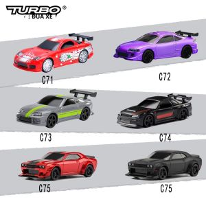 Xe Điều Khiển Từ Xa Turbo Racing 1:76 RC C75 RTR Chạy Trên Đường Phẳng Đồ Chơi Điều Khiển Tỷ Lệ Dành Cho Người Lớn Chất Liệu Kim Loại Nhựa Kèm Pin Lithium