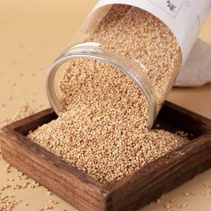Clean Free-of-Sand White Sesame Ready-to-Eat Full-Grain For Baking