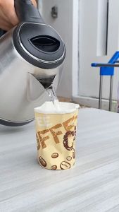 10 Pack [Isi 500 Pcs] Papercup 9 Oz (278 Ml) Motif Coffe Tea - Papercup Minuman Motif Printing - Gelas Kertas Foodgrade Ramah Lingkungan || Papercup.Id