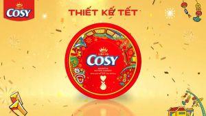 [CÓ TÚI GIẤY] Bánh Quy Cosy Tết Thập Cẩm Socola Hộp Thiếc Quà Tết 378G - BÁCH HÓA PHÚC VINH