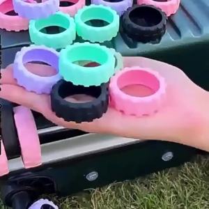 8PCS Upgraded silicone wheel protection cover for luggage essential travel accessory anti slip and scratch resistant wheels