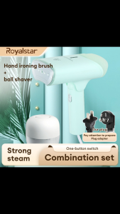 Royalstar Handheld Garment Steamer Iron Compact & Lightweight Quick Wrinkle Removal Travel-Friendly