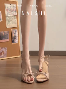NAISHI | Bow Open Toe Summer Comfortable High Heels