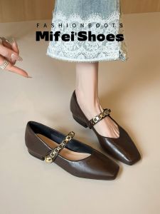 MIFEI | Giày Nữ Đế To Mũi Vuông Pháp Size 41-43