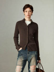 Toyouth | Áo Sweater Knit Kiểu Cổ Đô Dáng Ôm Vintage