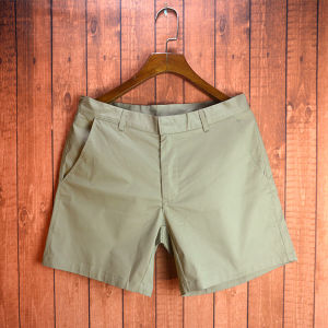 New 2023 Mens Solid Color Pure Cotton Shorts Casual Workwear Three-Quarter Length Four-Quarter Length plus Size Pants