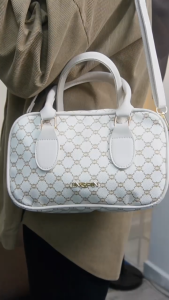 SKM Womens Leather Sling Bag With Hand Carry & Long Adjustable Strap BG1052 Beg Perempuan