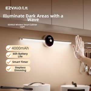 EZVALO | Hand Swept Charging Timer Cabinet Light