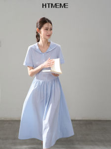 HTMEME | Sweet Collar Short Sleeve Summer Dress