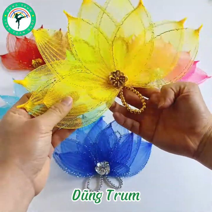 Cài đầu sen biểu diễn, hoa cài đầu hình sen siêu đẹp | Lazada.vn