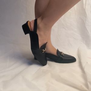 Sepatu Bustong Wanita Uk Besar 41~45 Hak 3cm/Sepatu Sandal Bustong Tali Kerja Wanita Big Size Jumbo/Bustong Formal Wanita