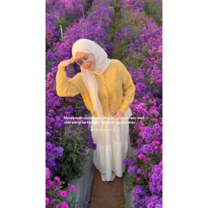 CLOTIVA Gina Skirt Rok Corquette Korean Style Panjang Wanita Terbaru 2025