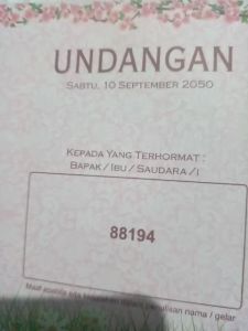 print UNDANGAN NIKAH ERBA 88194 (isi 50 lembar) PERNIKAHAN SUNAT SUNATAN KHITAN KHITANAN FREE PLASTIK FOTO DESIGN