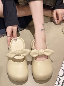 รองเท้าแตะ EVA สำหรับผู้หญิงในฤดูร้อน ส้นแบน พื้นนุ่ม รองเท้าแตะแบบสวมหัว รองเท้าแตะแบบสวมเต็มหัว สำหรับใส่ในบ้านและกลางแจ้ง รองเท้าแบบสวมพื้นนุ่ม