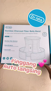 Dr Isla 2in1 Sabuk Ibu Hamil dan Paska Melahirkan Bamboo Charcoal Fiber Belly Band
