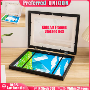Hanging Kids Picture Storage Frame 8"/A4 Magnetic Art Projects Organiser for Home Room Decoration