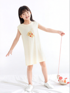batubatu | Cool Summer Modal Childrens Sleeveless Nightgown
