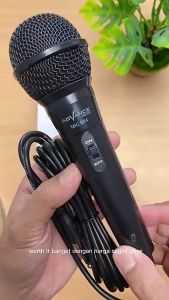 Microphone Advance Mic 884 | Mic Karaoke | Microphone Professional Dynamic Advance | Mic Kabel | Mikrofon ADVANCE MIC884 ~ BRO