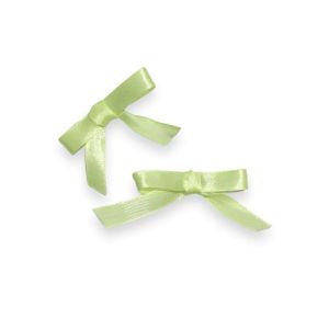 Set (2 buah) Jepit Pita Basic Ala Jennie Polos Mini Simple Coquette Satin Silk Ribbon Bowknot Bow Hairpin Hairclip