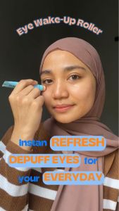 New ! Emina Glorad Eye Wake Up Roller - Eye Serum Anti Mata Panda 15 ml