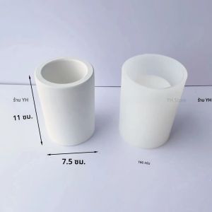 คอนกรีตขนาดใหญ่กระถางดอกไม้แม่พิมพ์ซิลิโคนสําหรับหล่อ Garden Planters ยิปซั่มผู้ถือปากกา Terrazzo เทียนเรือเรซิ่นกล่องทํา