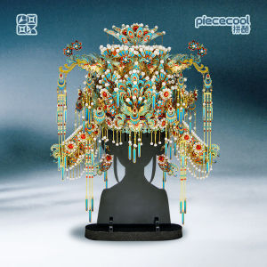 Piececool 3D Metal Puzzles Kingfisher Phoneix Tiara Model Building Kits Jigsaw Puzzle  Birthday Wedding Anniversary Valentines Day Gift for Women